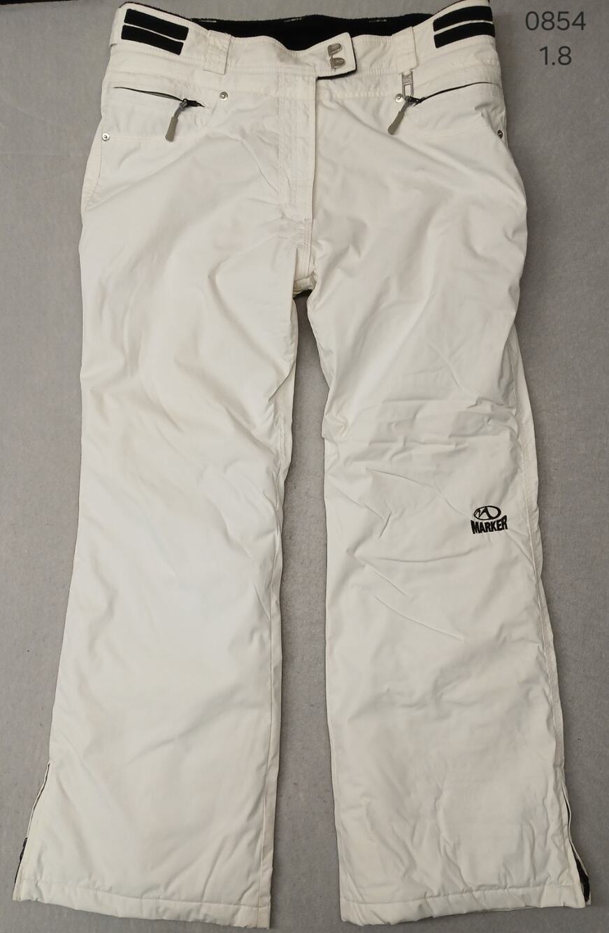 Marker (14) Women's Eggshell White Nylon Snow/Ski Pants